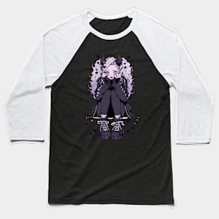 Pastel Goth Cute Girl Baseball T-Shirt